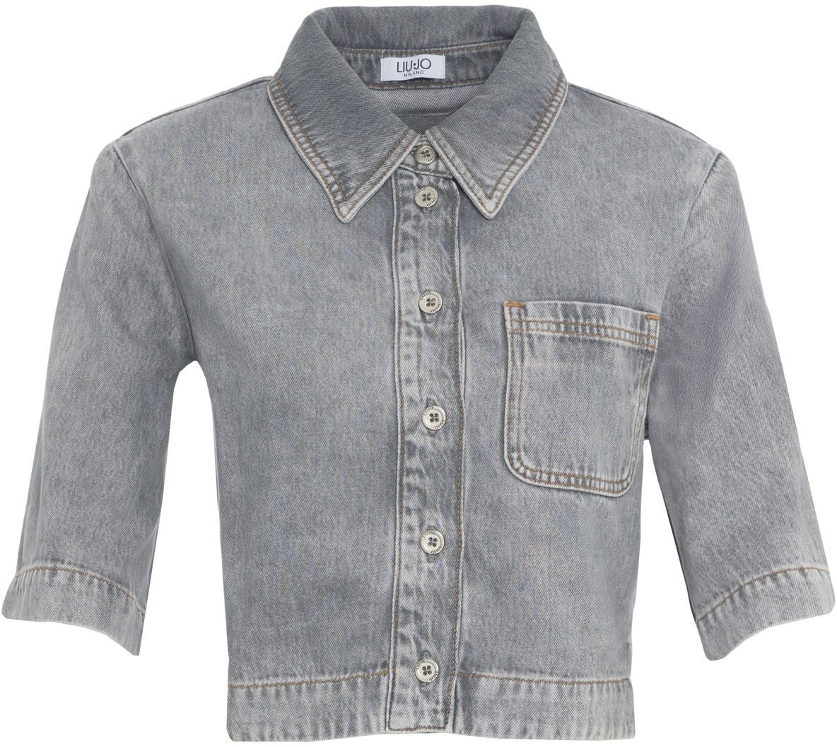 Liu Jo Denim shirt Blauw