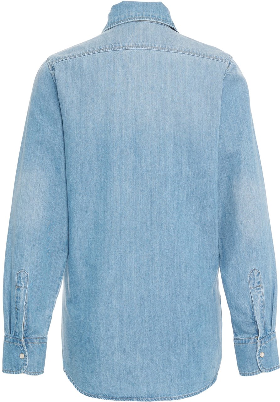 Liu Jo Denim blouse Blauw