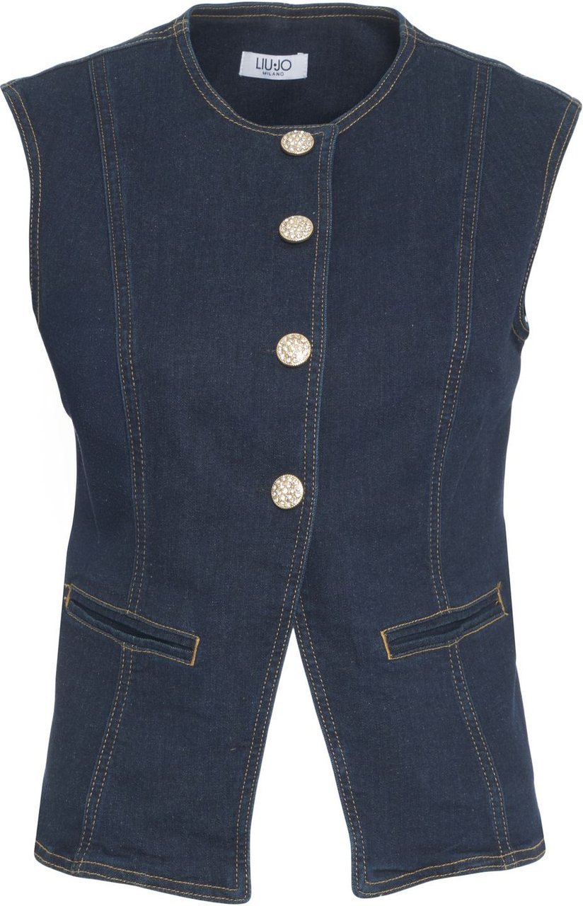 Liu Jo Denim vest Blauw