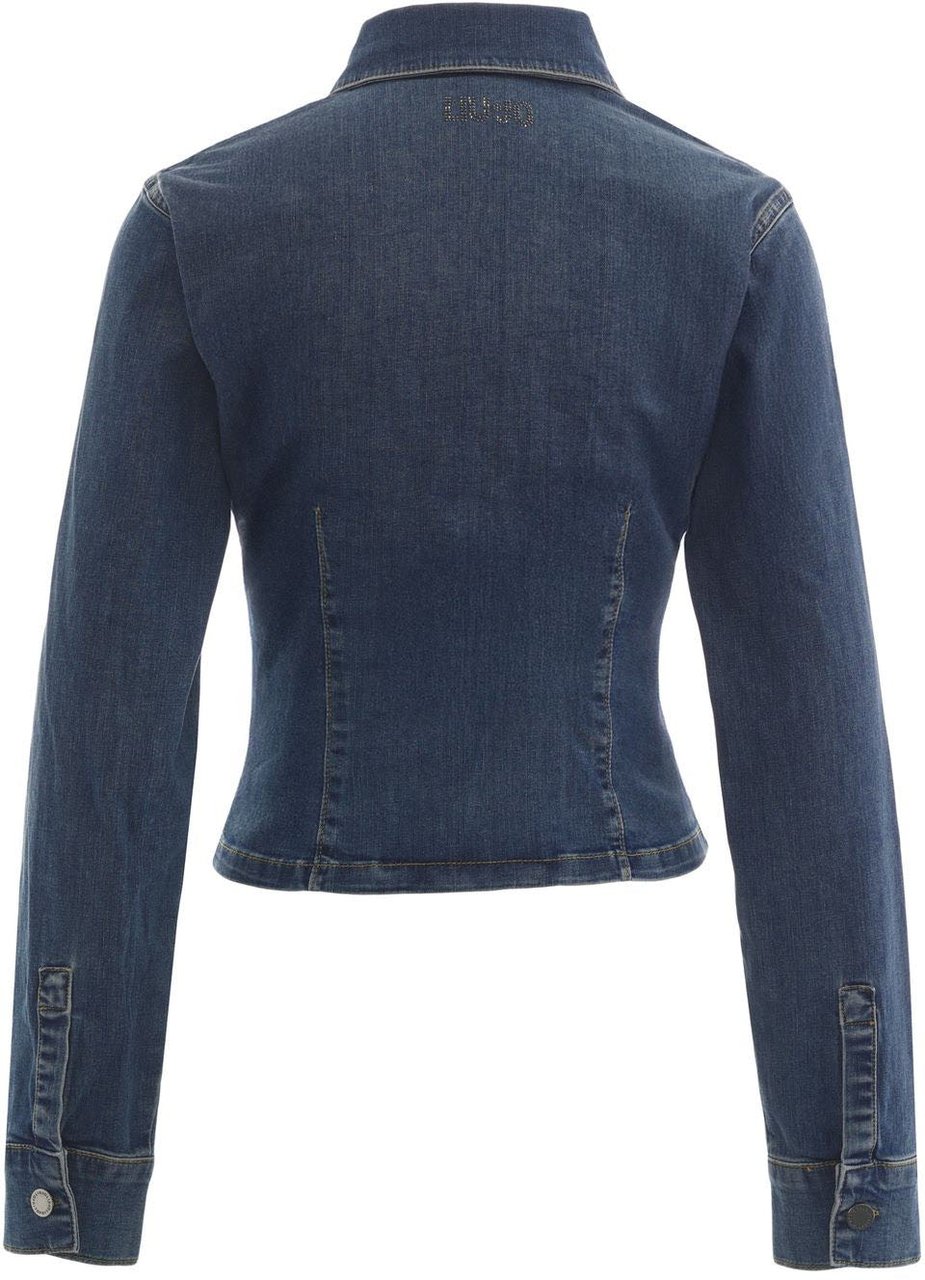 Liu Jo Denim blouse Blauw
