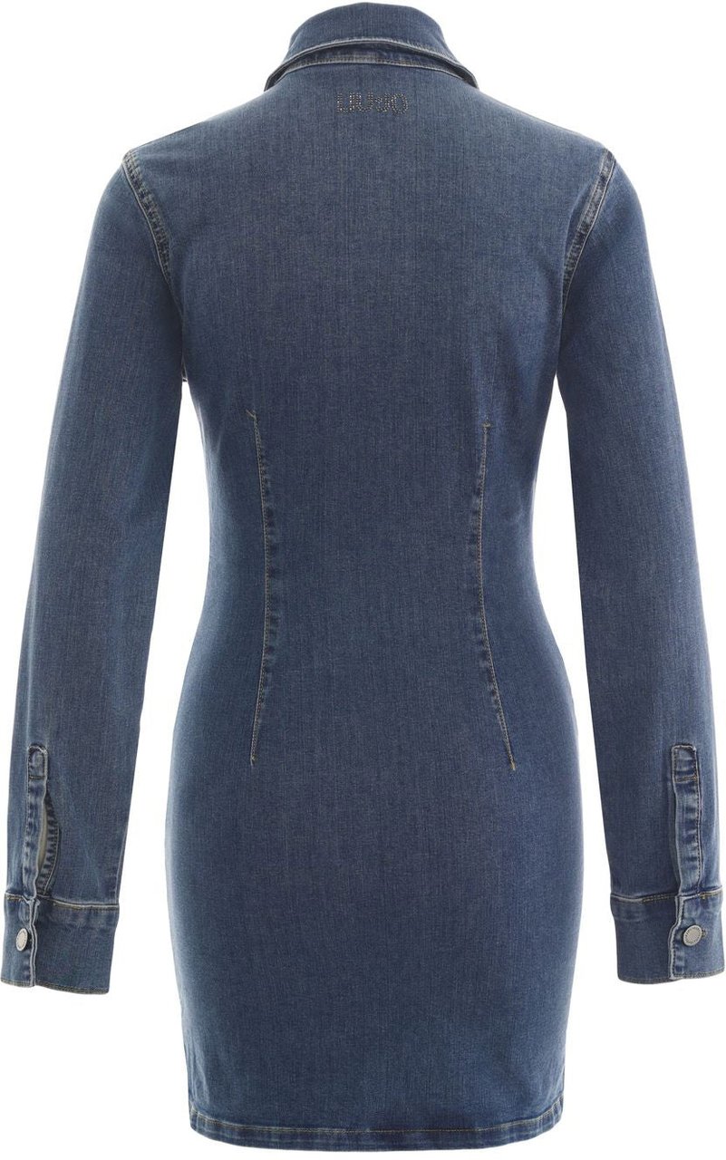 Liu Jo Denim mini dress Blauw