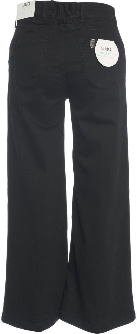 Liu Jo Cropped Jeans Zwart