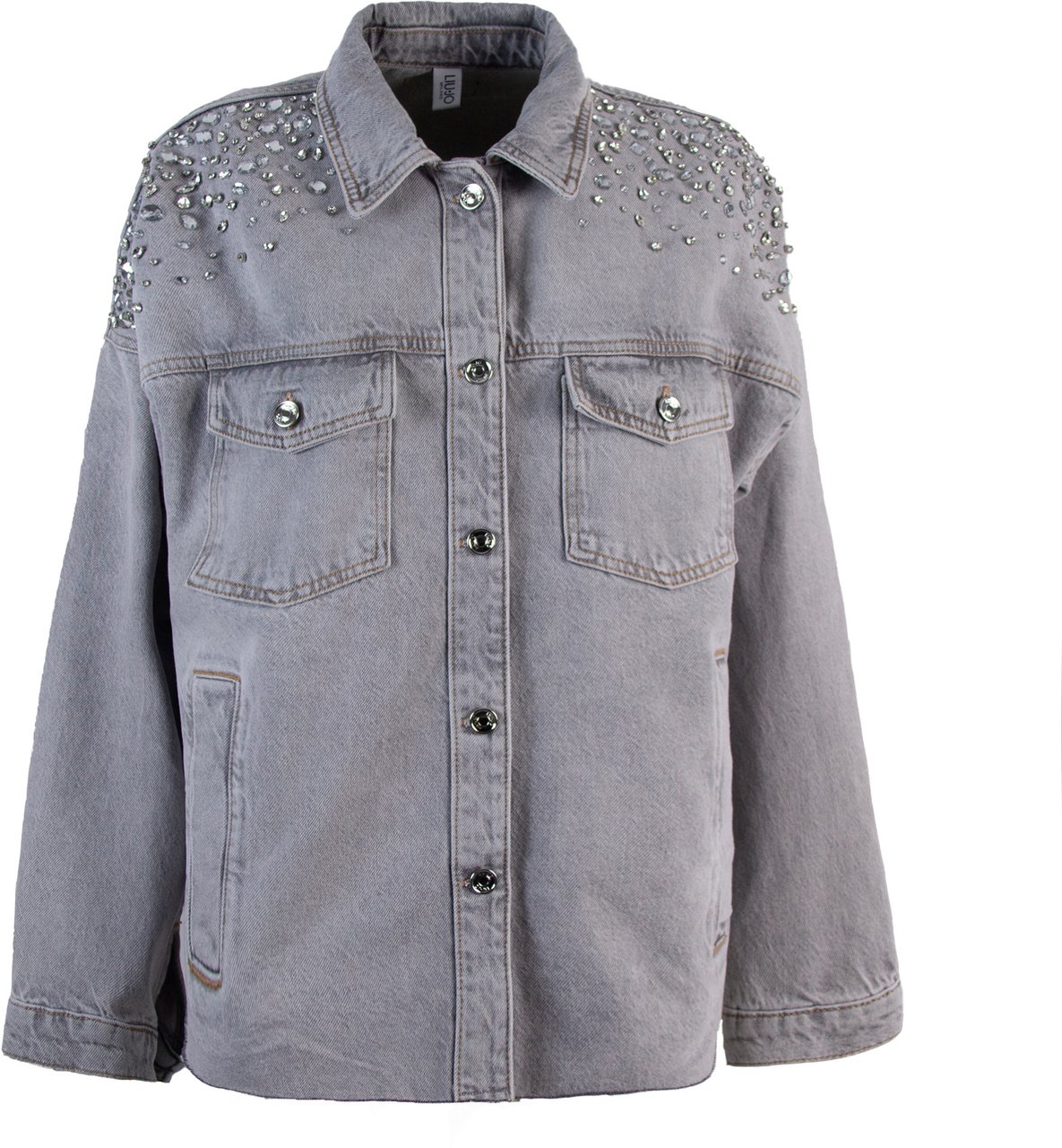 Liu Jo Jackets Dengrey Detailed Wa Grijs