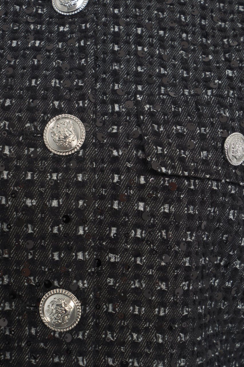 Liu Jo Giacca corta con applicazione di paillettes Zwart
