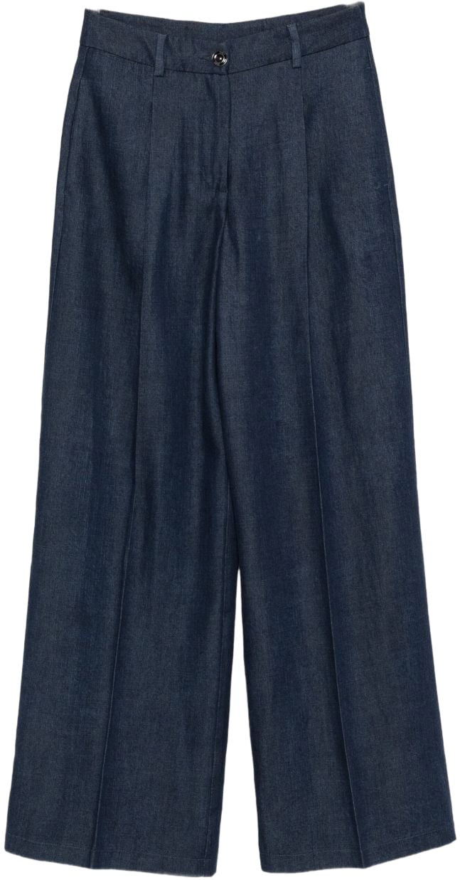 Liu Jo Trousers Blue Blauw