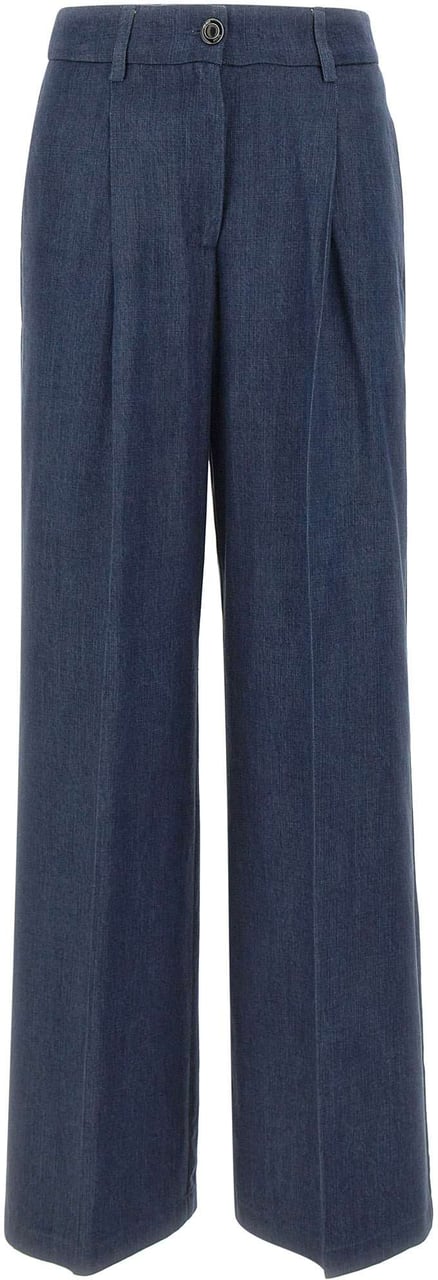 Liu Jo Trousers Blue Blauw