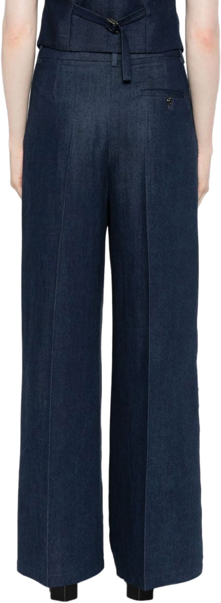 Liu Jo Trousers Blue Blauw