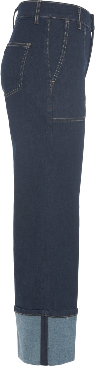Liu Jo Straight Leg Jeans with cuffs Blauw