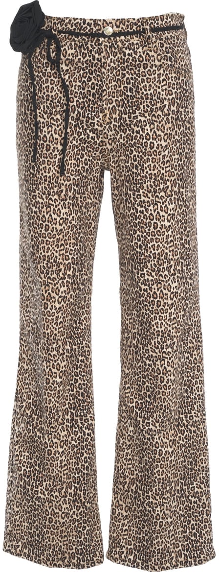 Liu Jo Pants with animal print Bruin