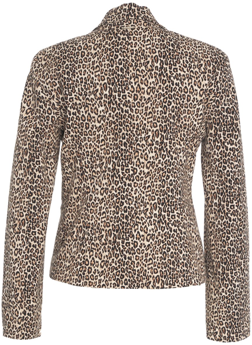 Liu Jo Blazer con stampa animalier Beige