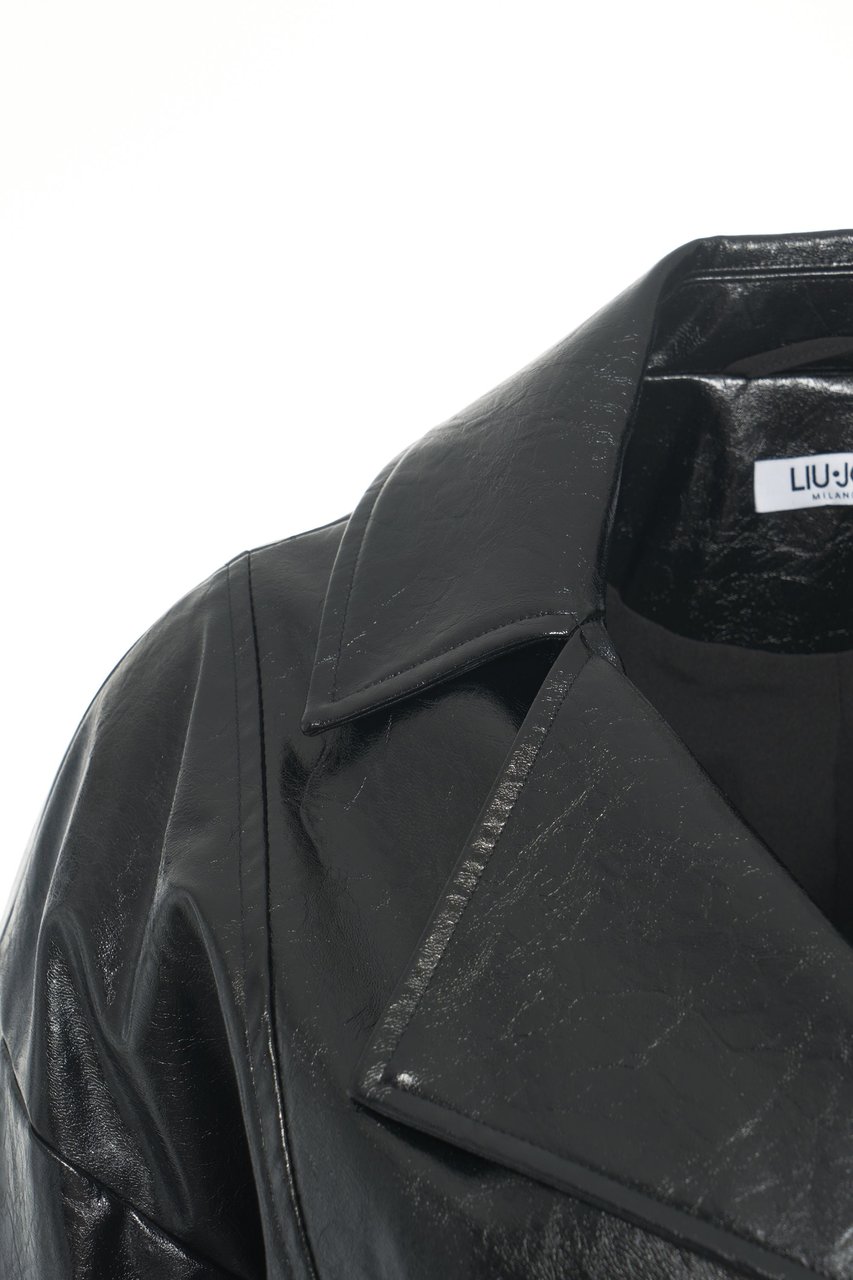 Liu Jo Biker with glossy-finish Zwart