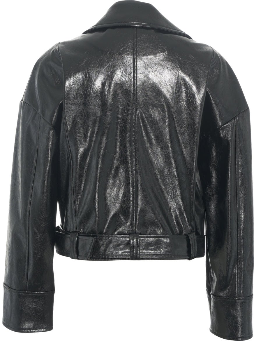Liu Jo Biker with glossy-finish Zwart