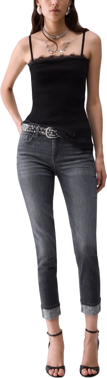 Liu Jo Jeans Den.Grey Sparkling W Grijs