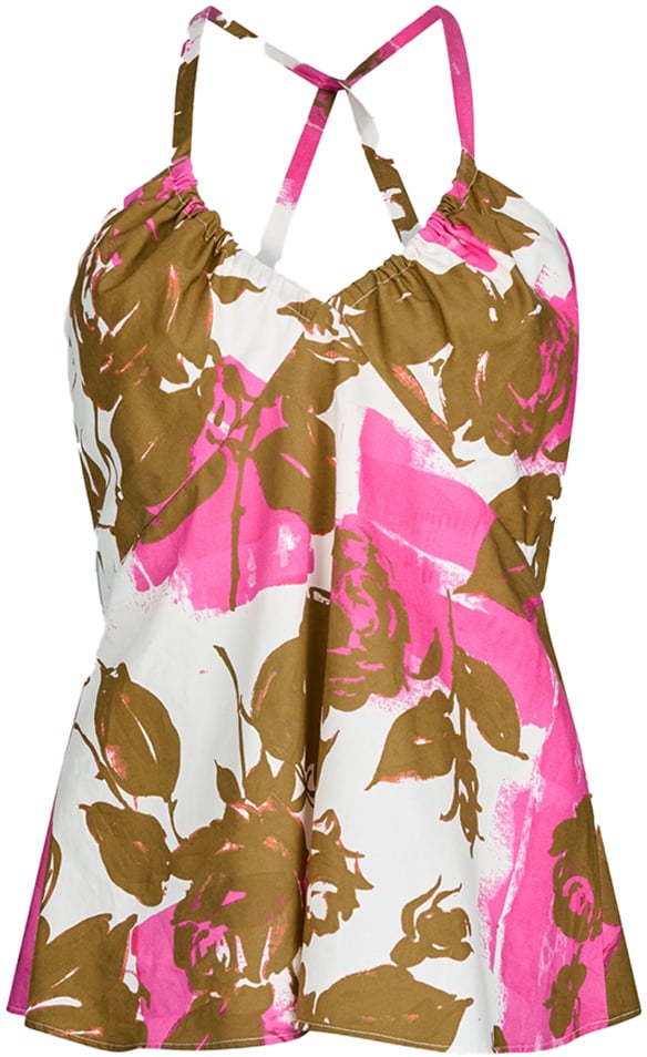 Liu Jo Top Pink Flowers Roze