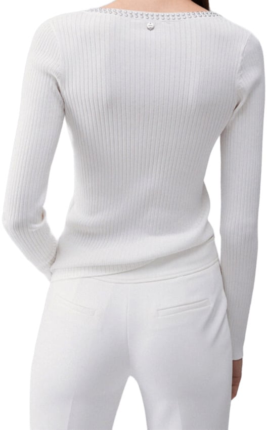 Liu Jo Liu Jo White Maglie Bianco Lana Wit