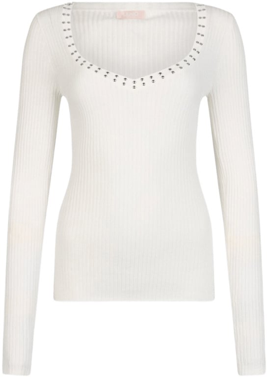 Liu Jo Liu Jo White Maglie Bianco Lana Wit