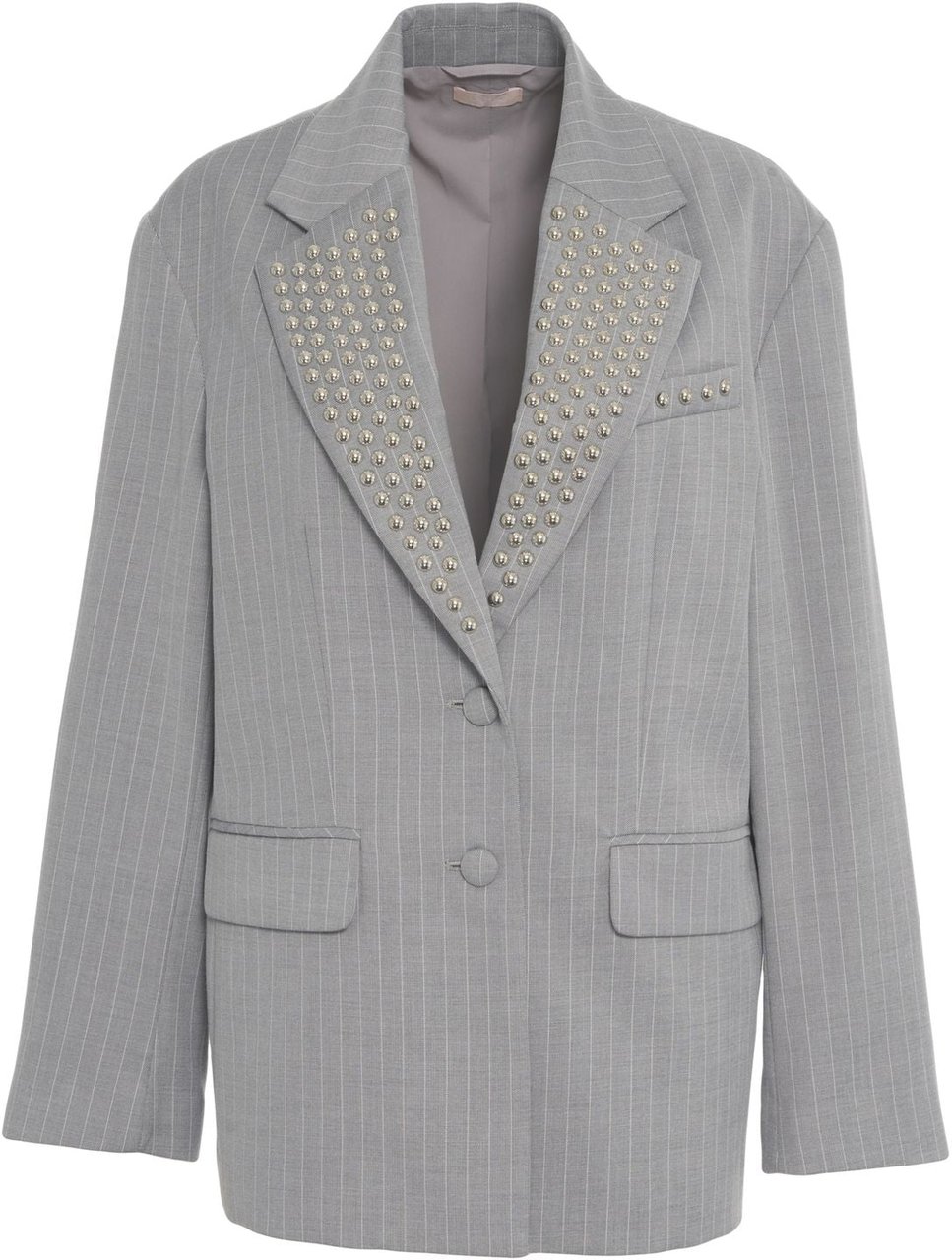 Liu Jo Pinstripe blazer Grijs