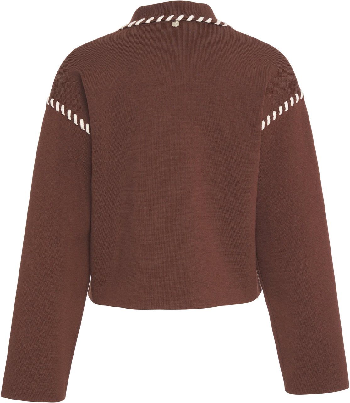 Liu Jo Jacket with decorative stitching Bruin