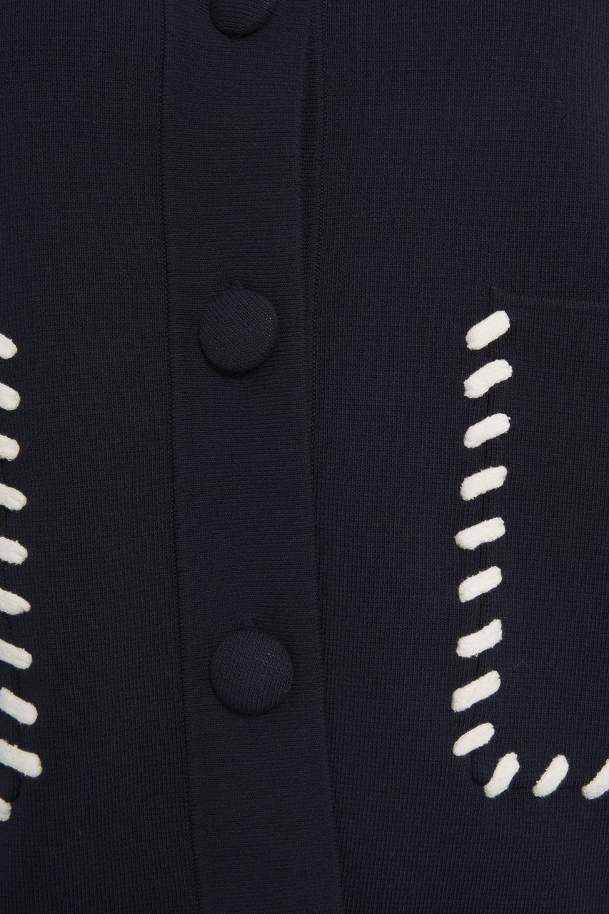 Liu Jo Jacket with decorative stitching Blauw