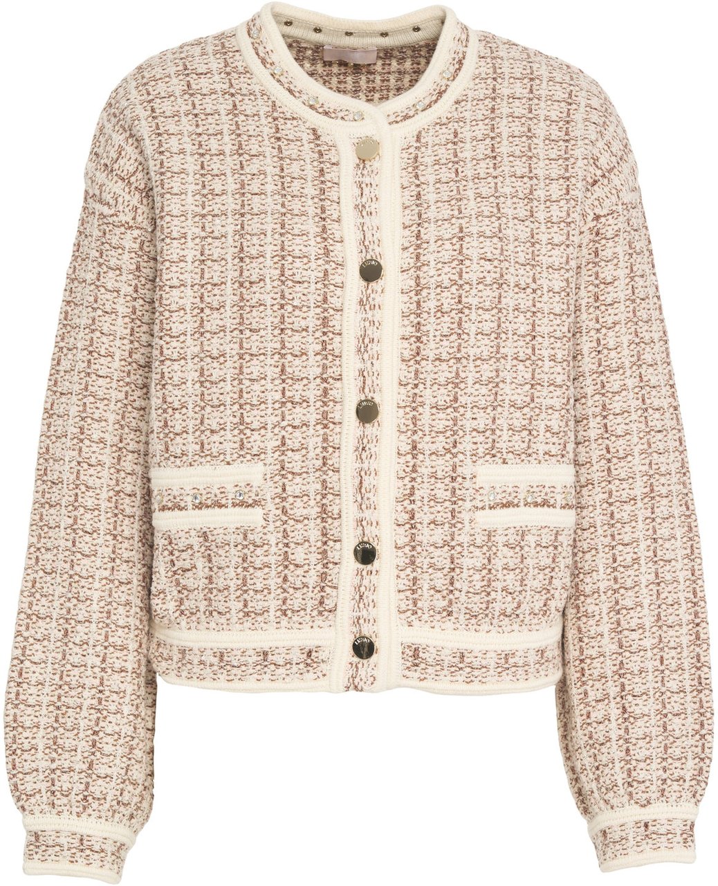 Liu Jo Knit jacket Beige