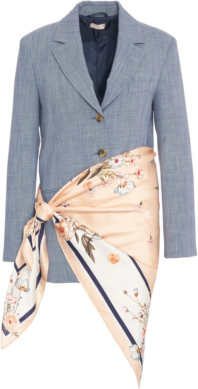 Liu Jo Blazer with foulard Blauw