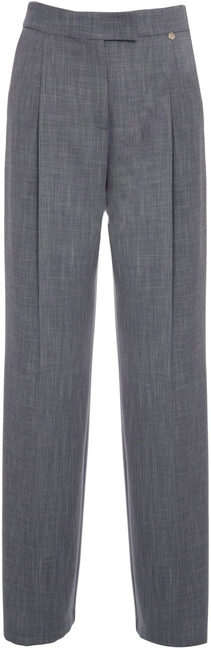 Liu Jo Pleated trousers Blauw