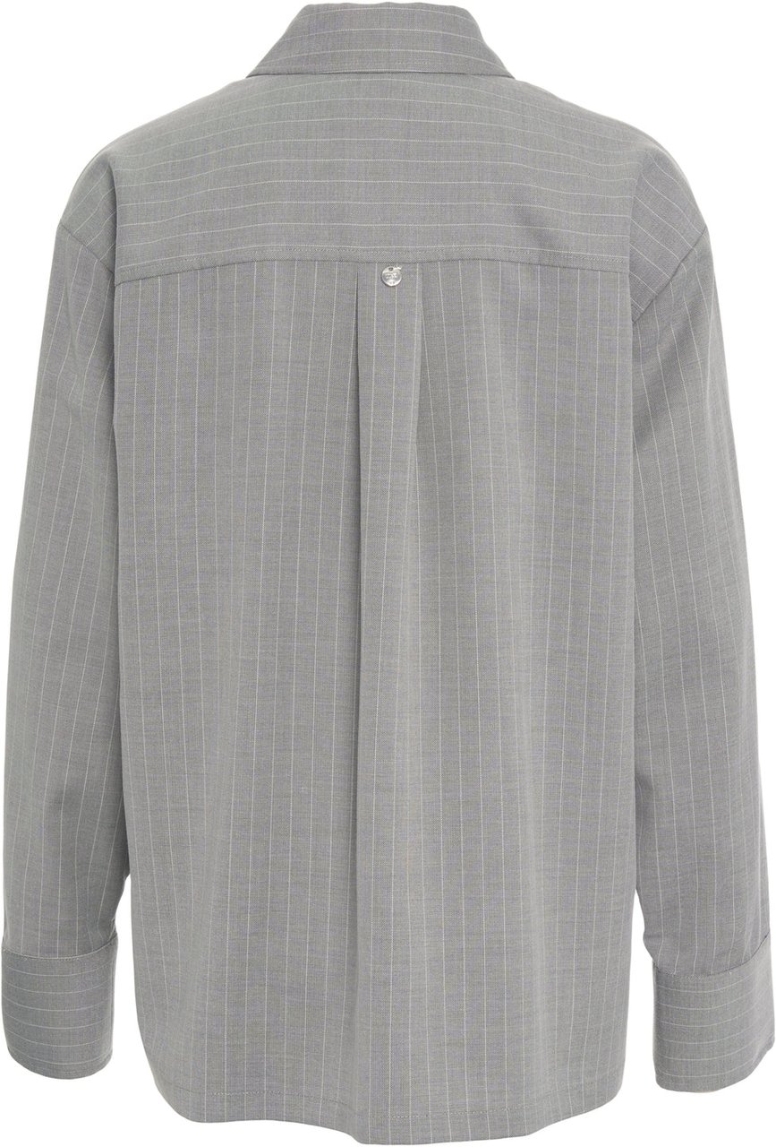 Liu Jo Pinstriped blouse Grijs