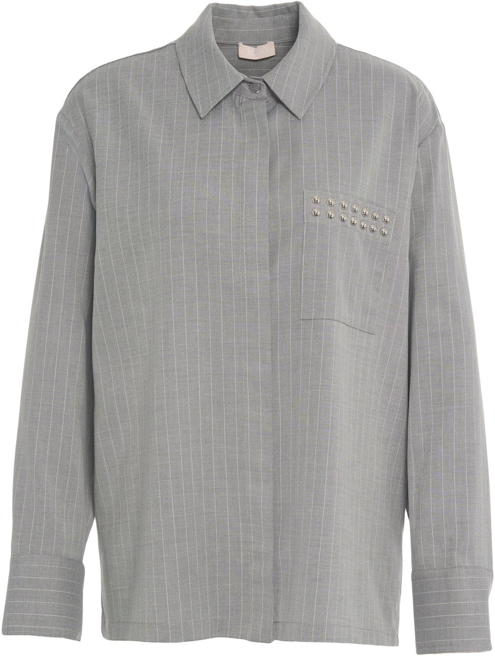 Liu Jo Pinstriped blouse Grijs