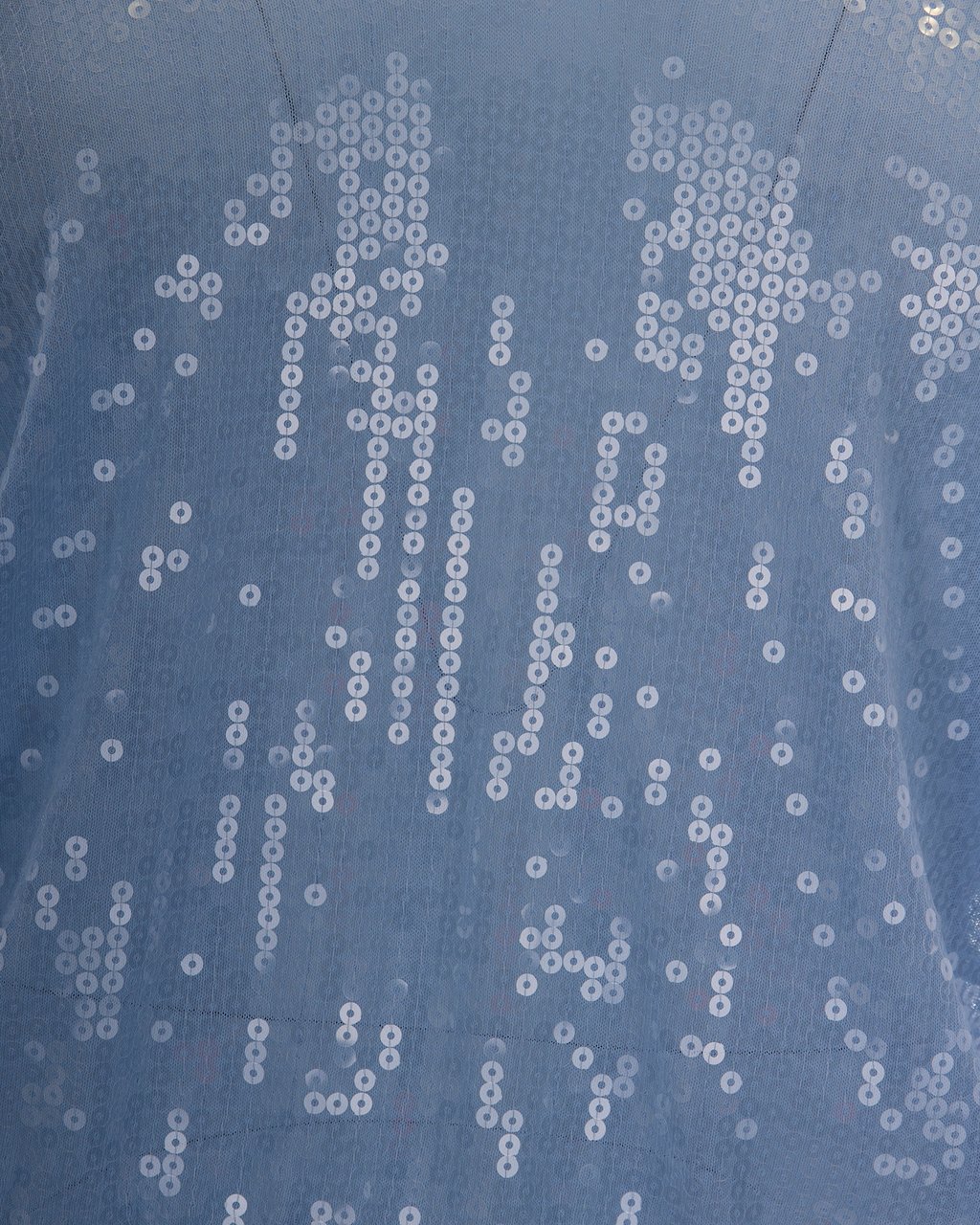 Liu Jo Top Blue Bell Sequins Lichtblauw