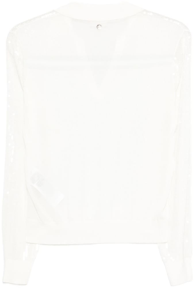 Liu Jo Sweaters Bianco Lana Wit