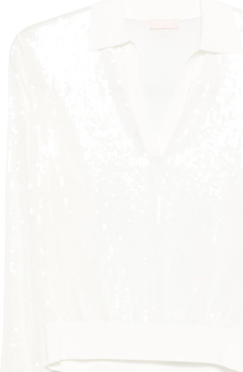 Liu Jo Sweaters Bianco Lana Wit