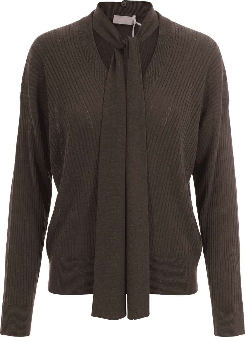 Liu Jo Sweaters Dark Olive Lux Donkergroen