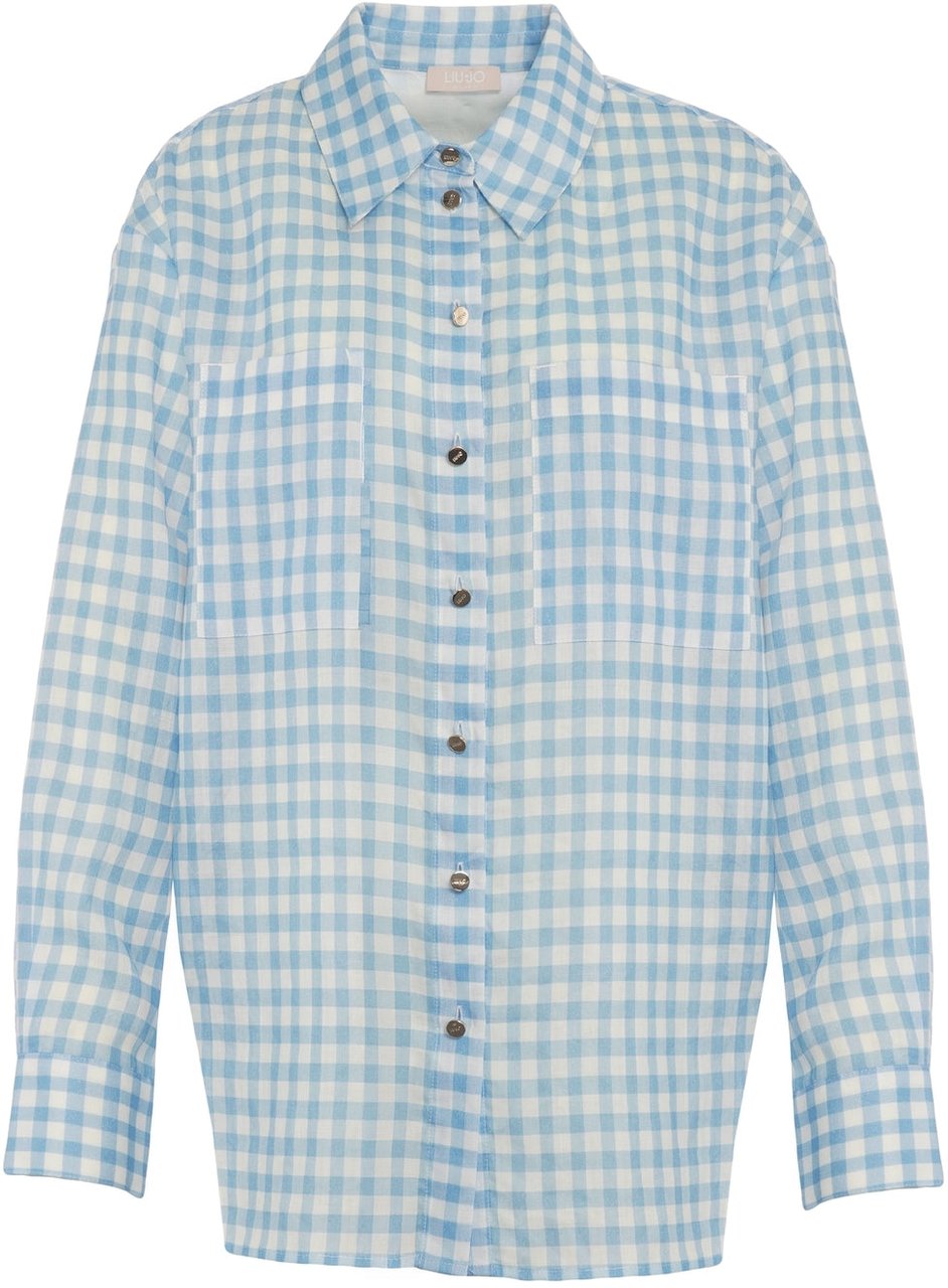 Liu Jo Ramie blouse Blauw