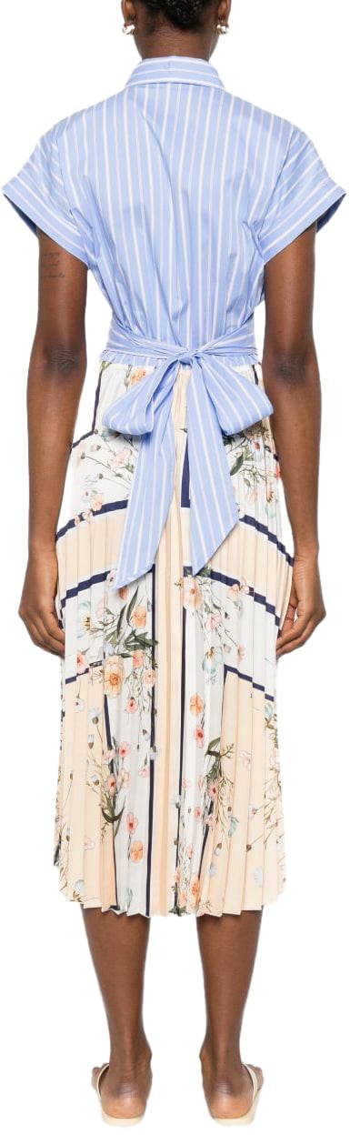 Liu Jo Dresses Blu Strbloom Blauw