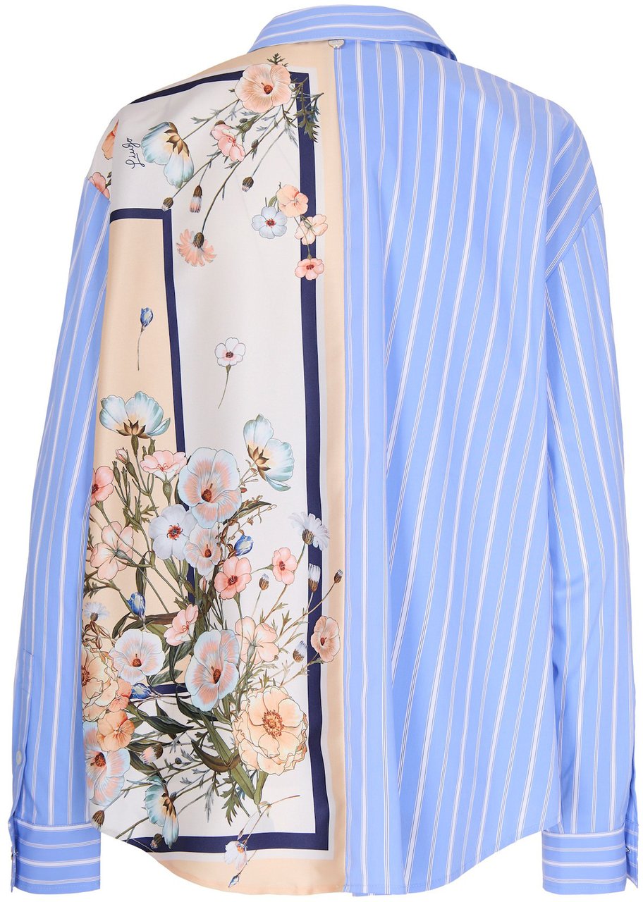 Liu Jo Shirts Blu Strbloomsmall Blauw