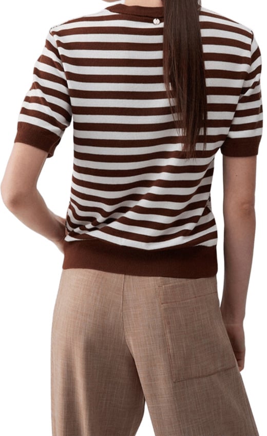 Liu Jo Liu Jo White Maglie Bianco/marrone Wit