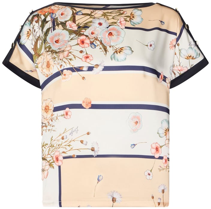 Liu Jo T-Shirts And Polos Blu Bloom Divers