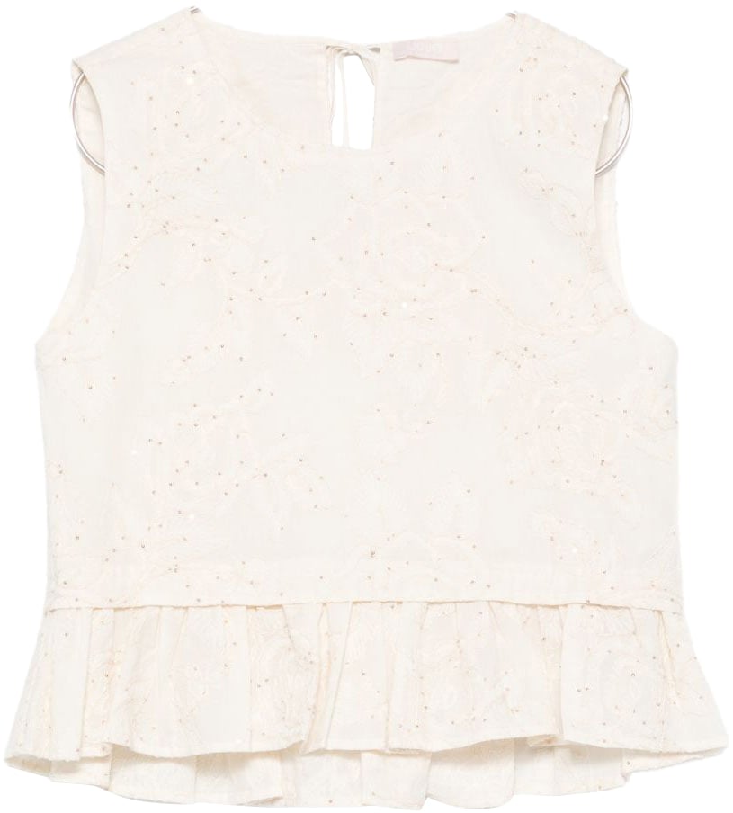 Liu Jo Dresses Beige Wit
