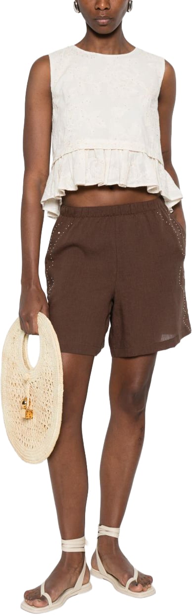 Liu Jo Dresses Beige Wit