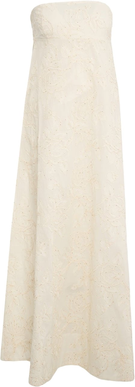 Liu Jo Maxi dress with floral pattern Wit