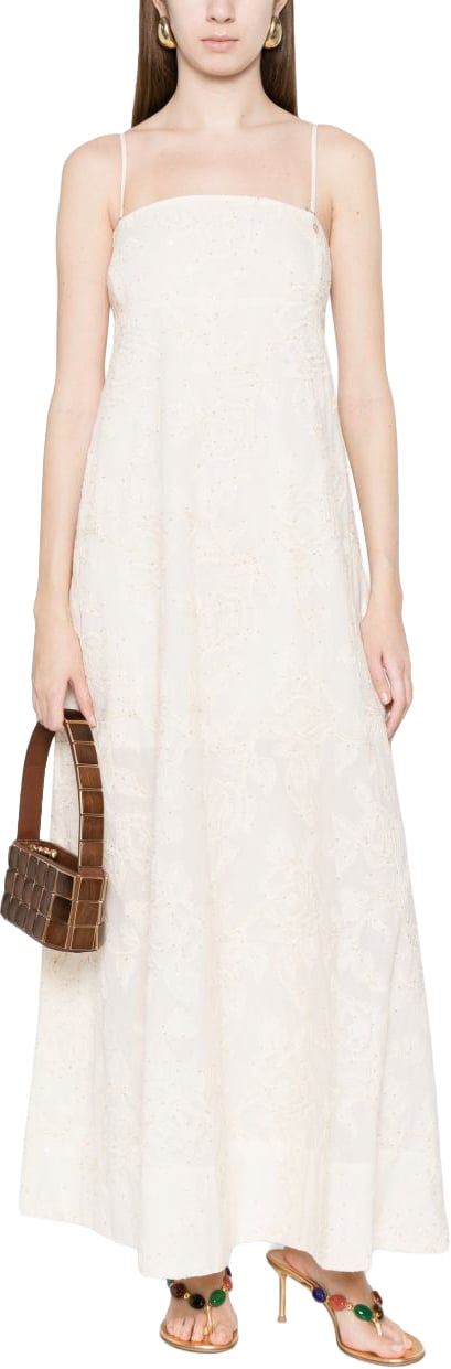 Liu Jo Dresses Beige Wit
