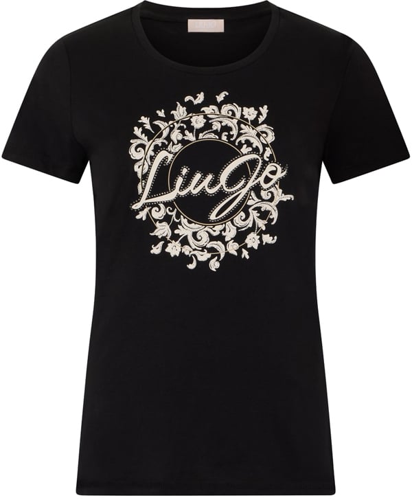 Liu Jo T-Shirts And Polos Nero Arabian Zwart