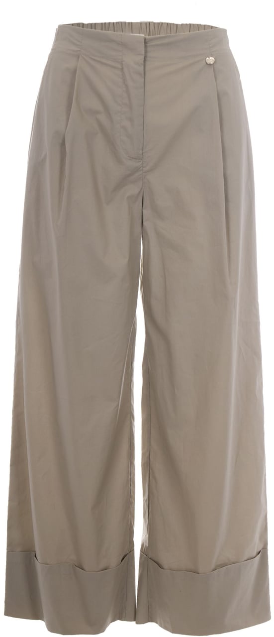 Liu Jo Trousers Aluminum Taupe