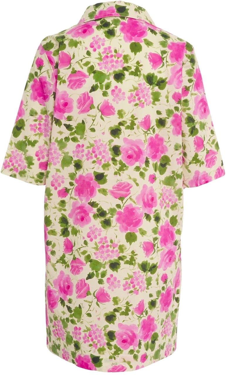 Liu Jo Poplin dress with a floral print Divers
