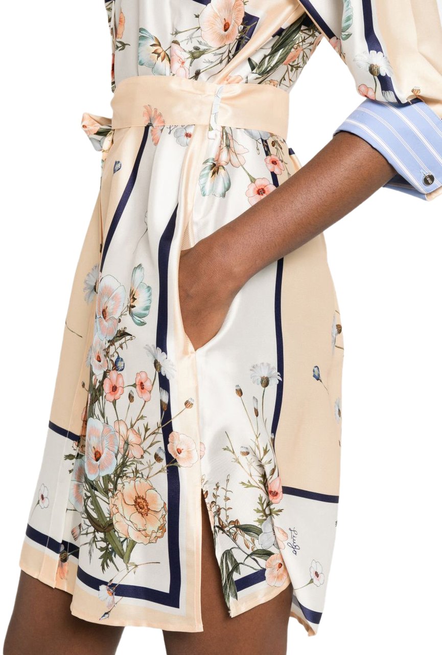 Liu Jo Dresses Blu Strbloom Blauw