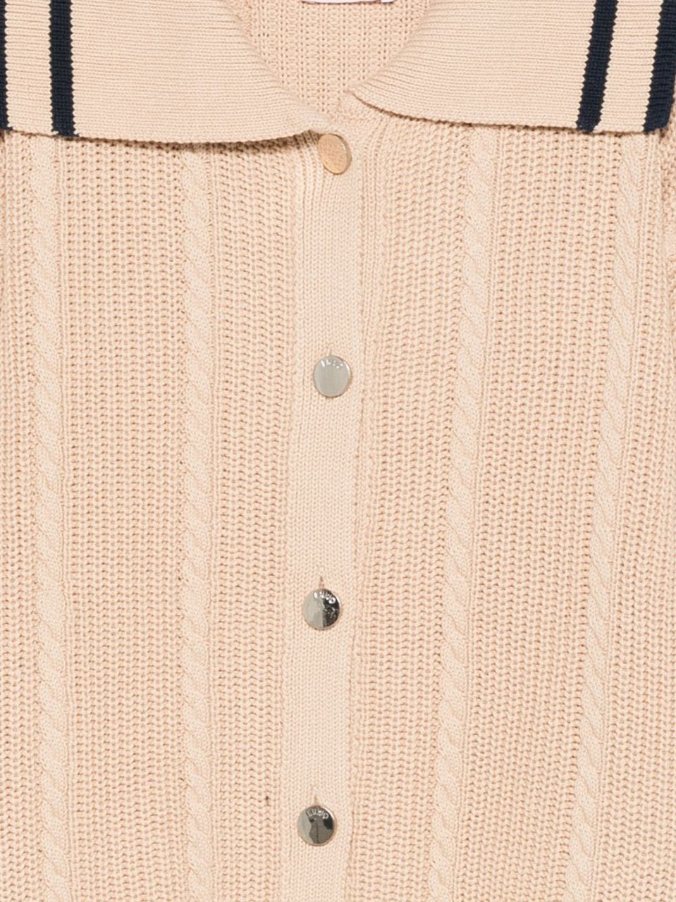 Liu Jo Sweaters Cream Beigenavy Beige