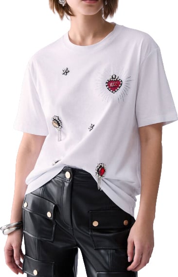 Liu Jo T-Shirts And Polos Bco Liujo Cammeo Wit