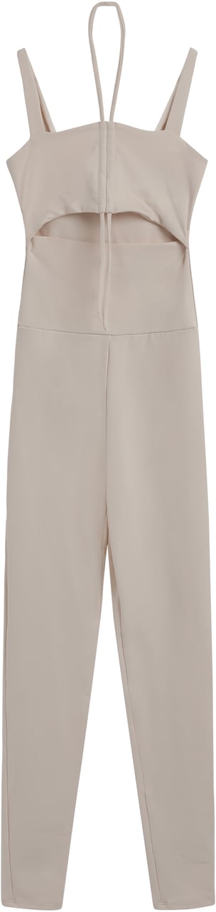 Live The Process Elastic jumpsuits Beige