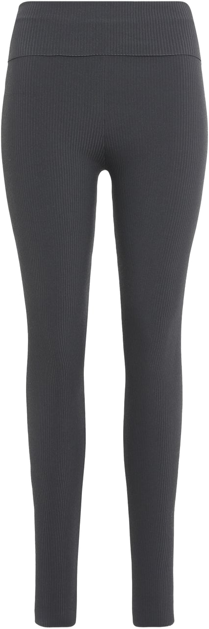 Live The Process Ribbed elastic leggings Grijs