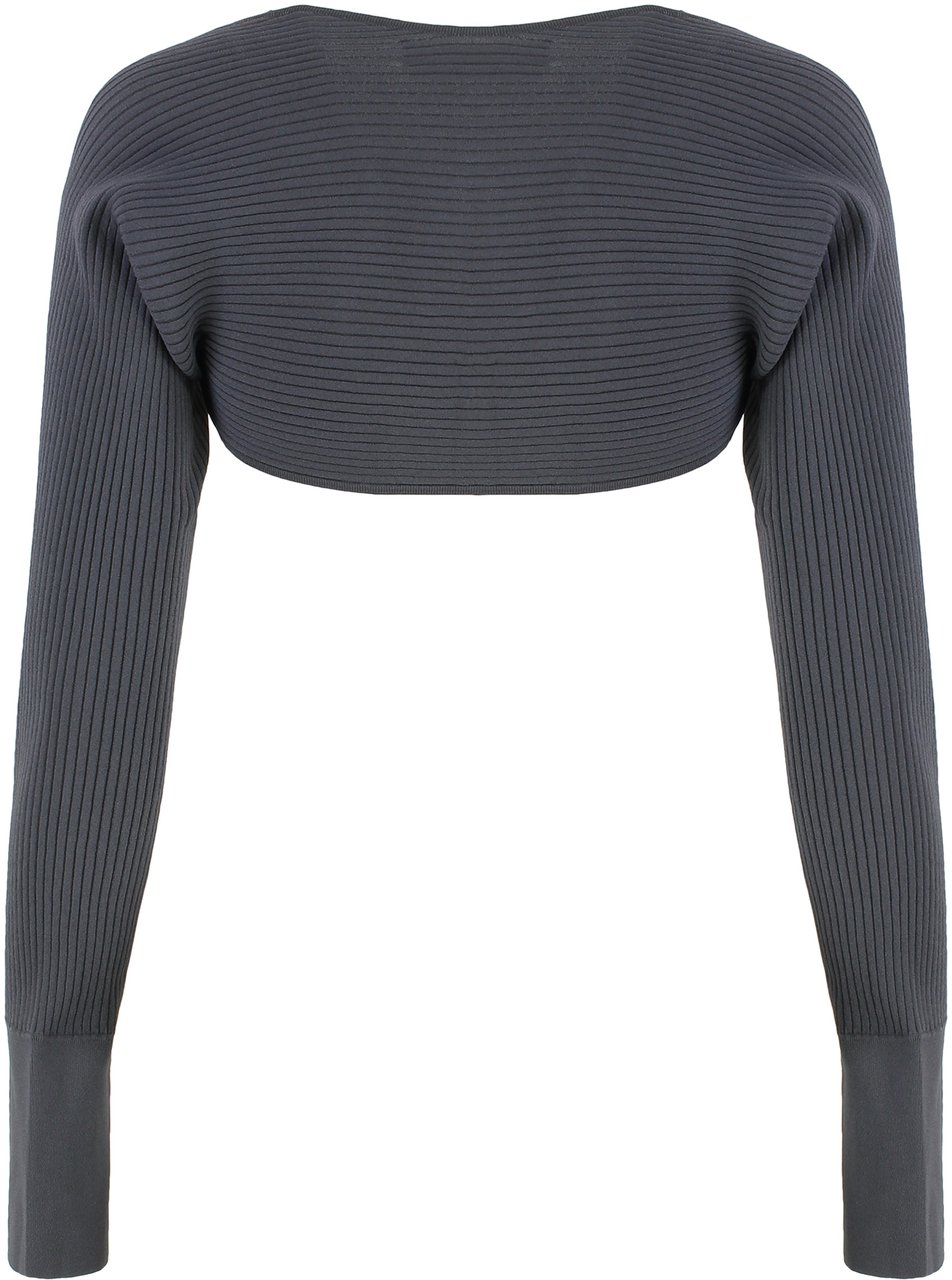 Live The Process Knitted shawl Grijs